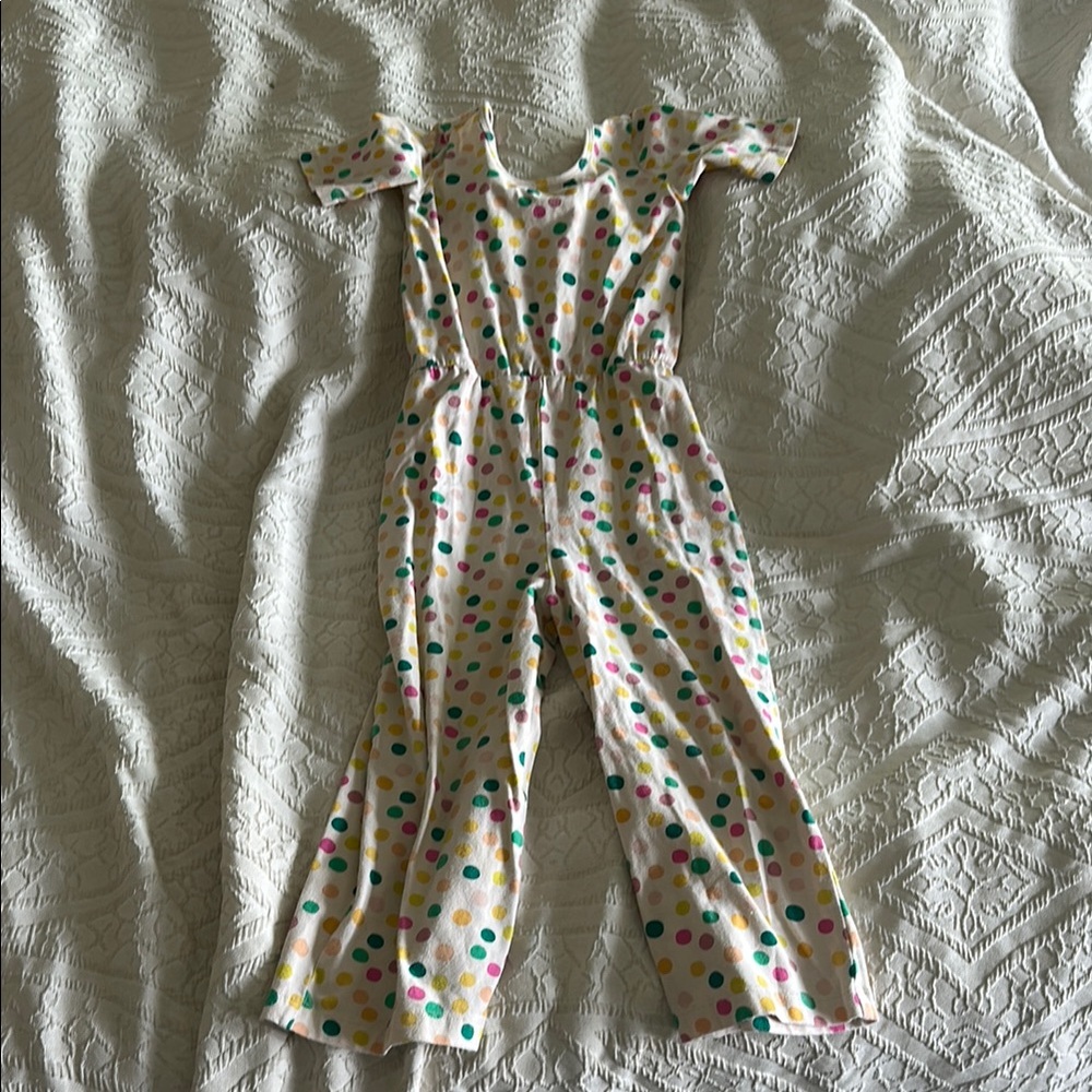 Alice & Ames Colorful Polka Dot Kids Romper
